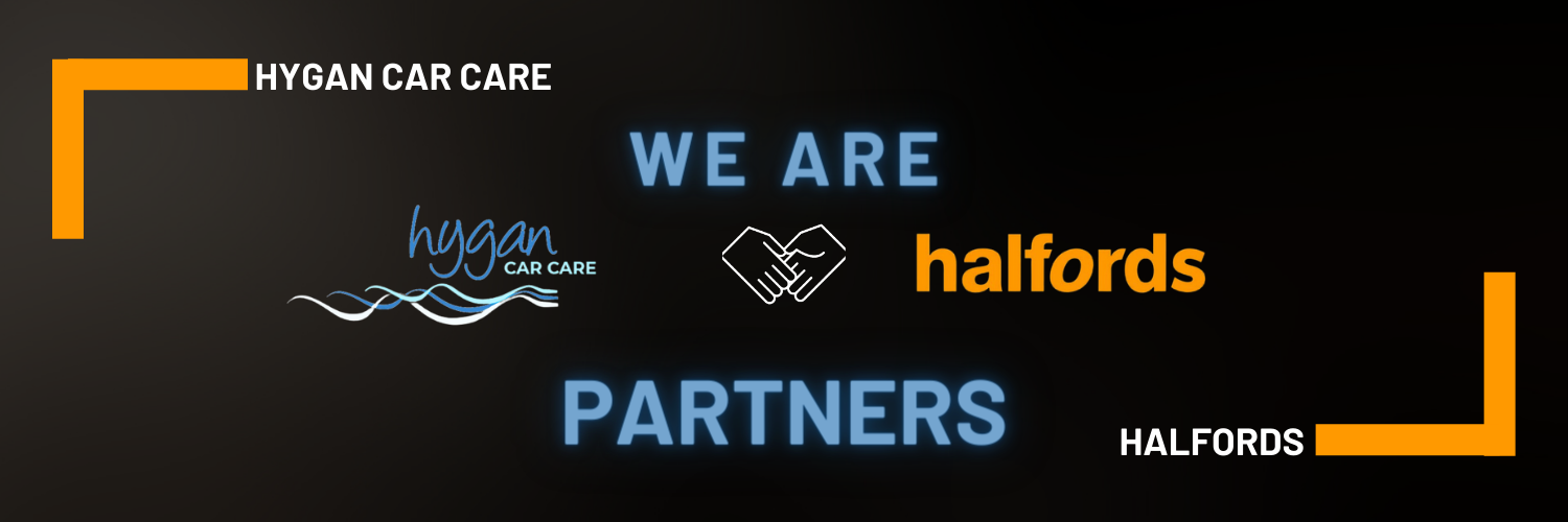 We are partners Hygan Car Care x Halfords