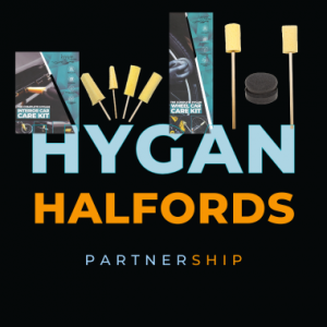 Hygan car care and Halfords partnership